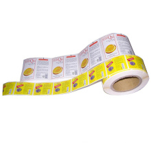 High Quality Design Custom Adhesive Paper Printing Roll Label Sticker